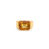 925 Sterling Silver Citrine Dome Ring