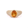 925 Sterling Silver Citrine Ring