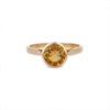 925 Sterling Silver Citrine Ring