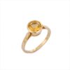 925 Sterling Silver Citrine Ring - Image 2