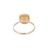 925 sterling silver ring with a 9 mm cushion-cut citrine