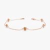 925 Sterling Silver Citrine Station Bracelet - Image 3