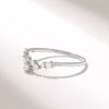 Sterling silver ring with 1.32 mm band width