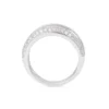 Courtney diamond ring featuring a sleek double band design