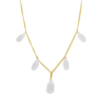 925 Sterling Silver Crystal Drop Necklace