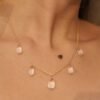 925 Sterling Silver Crystal Drop Necklace - Image 7