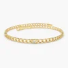 925 Sterling Silver Cuban Link Bracelet with bold 3mm links
