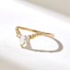 Beaded Band Labradorite Ring - Image 4
