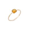 925 Sterling Silver Cushion Cut Citrine Dainty Ring - Image 4