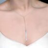 925 Sterling Silver Custom Bar Pendant - Image 3