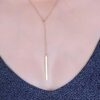 925 Sterling Silver Custom Bar Pendant - Image 4