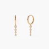 925 sterling silver earrings with premium CZ diamond accents