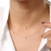 Refined necklace design with 0.35 ct total carat weight