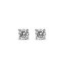 925 Sterling Silver stud earrings with classic diamond-style design