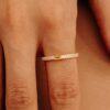 925 Sterling Silver Diamond and Baguette Citrine Ring - Image 5