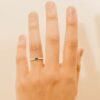925 Sterling Silver Diamond and Baguette Sapphire Ring - Image 5