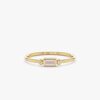 925 Sterling Silver Diamond and Morganite Ring