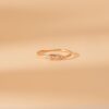925 Sterling Silver Diamond and Morganite Ring - Image 4