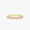 925 Sterling Silver Diamond and Plain 925 Sterling Silver Dot Ring