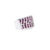 925 Sterling Silver Diamond and Ruby Pattern Swirl Ring - Image 2