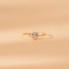 925 Sterling Silver Diamond and Sapphire Happy Face Ring - Image 5