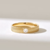 925 Sterling Silver Diamond Arrow Wedding Band - Image 2