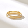 925 Sterling Silver Diamond Arrow Wedding Band - Image 6