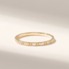 925 Sterling Silver Diamond Arrow Wedding Ring Slim Band, Minimalist Stackable Design - Image 5