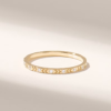 925 Sterling Silver Diamond Arrow Wedding Ring Slim Band, Minimalist Stackable Design - Image 6