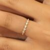 925 Sterling Silver Diamond Ball Ring - Image 5