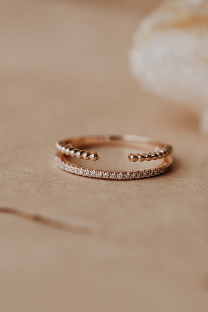 925 Sterling Silver & Diamond Band