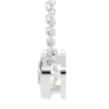 Gold-plated sterling silver oval pendant with clean bezel setting