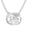 Sterling silver pendant with oval shape and thick gold plating
