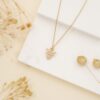 925 Sterling Silver Diamond Bumblebee Necklace - Image 3