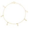 925 Sterling Silver Diamond Chain Bracelet