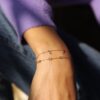 925 Sterling Silver Diamond Chain Bracelet - Image 5