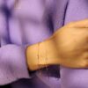925 Sterling Silver Diamond Chain Bracelet - Image 6