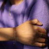 925 Sterling Silver Diamond Chain Bracelet - Image 7