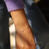 925 Sterling Silver Diamond Chain Bracelet - Image 9