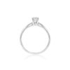 925 Sterling Silver Diamond Classic Solitaire Ring - Image 3