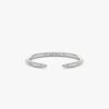 925 Sterling Silver Diamond Claw Ring - Image 2