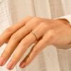 925 sterling silver ring featuring a premium CZ diamond cluster setting