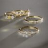 Pave-set Premium CZ Diamond ring with bright finish