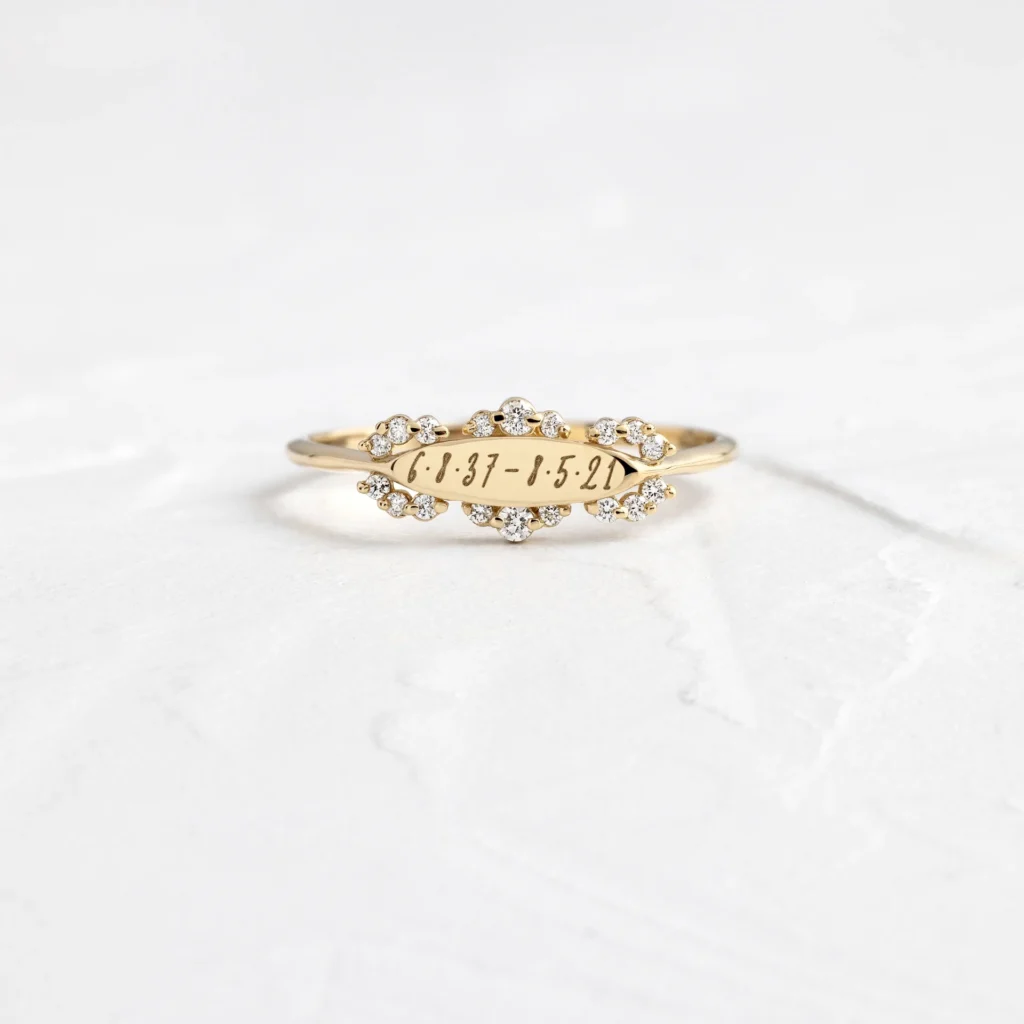 925 Sterling Silver Diamond Coronet Band