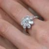 925 Sterling Silver Diamond Cosmos Ring - Image 2
