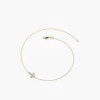 Elegant bracelet with a refined cross pendant and clean finish