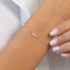 925 Sterling Silver bracelet highlighting thick gold plating