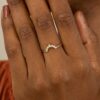 925 Sterling Silver Diamond Crown Nesting Ring - Image 5