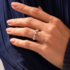 925 Sterling Silver Diamond Crown Stackable Ring - Image 3