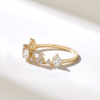 925 Sterling Silver Diamond Crown Stackable Ring - Image 4